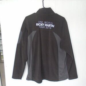 Ricky Martin One World 2015 Tour Jacket Mens Size M Black